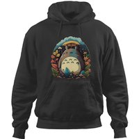 Totoro Rainy Hoodie - Studio Ghibli Fan Gear