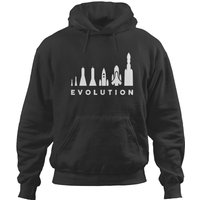 Rockets Evolution Space Ship Astronomy Science Hoodies