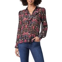 PAIGE Jodelle Blouse Black Multi Maat: S | Blouses Outlet | Dames | Zwart