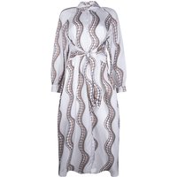 AllSaints Clanetta Leticia Dre Optic White Maat: 34 | Blousejurken Outlet | Dames | Wit