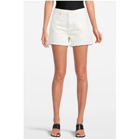 AllSaints Yazi Denim Shorts White Maat: W25 | Korte Broeken Outlet | Dames | Wit