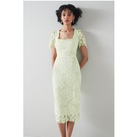 LK Bennett Posy Midi Dress Pistachio Maat: 34 | Midi Jurken Outlet | Dames | Groen