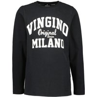 Vingino Tshirt-classic-logo-rnls Deep Black Maat: 6 | T-Shirts Outlet | Unisex | Zwart
