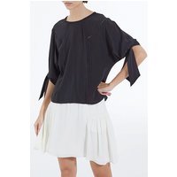 The Kooples Short Sleeved Top With Braids Black Maat: 36 | Blouses Outlet | Dames | Zwart