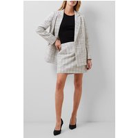 French Connection Effie Boucle Skirt Brown Maat: 8 | Mini Rokken Outlet | Dames | Ecru