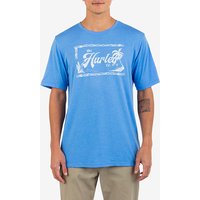 Hurley Evd Vintage Short Sleeve Unity Blue Maat: XXL | T-shirts met Print Outlet | Heren | Blauw