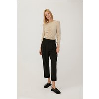 ZENGGI Gathered Top Chalk Maat: XXL | Blouses Outlet | Dames | Zwart