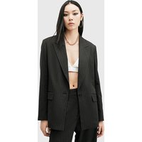 AllSaints Averie Pin Blazer Grey Maat: 2 | Blazers Outlet | Dames | Grijs