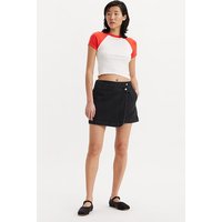 Levi's Wrap Mini Skirt Black Maat: W27 | Mini Rokken Outlet | Dames | Zwart