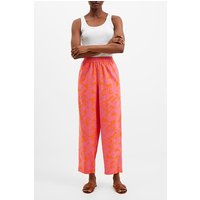 French Connection Bia Alania Lyocell Blend Trsr Orange Maat: M | Straight Broeken Outlet | Dames | Wit