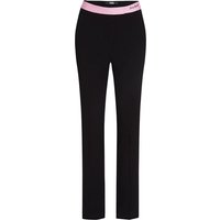 Karl Lagerfeld Sateen Tailored Pants Black Maat: 38 | Straight Broeken Outlet | Dames | Zwart