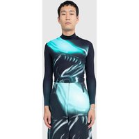 Gerrit Jacob Lycra Top Teal/aqua Maat: S | Longsleeves Outlet | Heren | Blauw