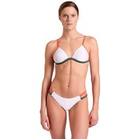 Arena Women's Pro-file Bikini Triangle White-sage-calypso Co Maat: S | Bikini's Outlet | Dames | Wit