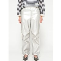 10DAYS Ski Jogger Silver Maat: XL | Leren broeken Outlet | Dames | Zilver