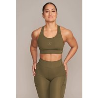Gold's Gym Nadia - Women's Low Support Bra Olive Maat: XL | Sport BH's Outlet | Dames | Groen