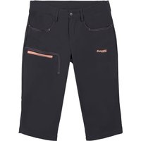 Bergans of Norway Moa W Pirate Pnt Solidcharcoal/peachpink Maat: S | Korte Broeken Outlet | Dames | Zwart