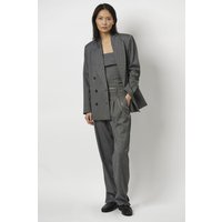 Dante6 Dean Herringbone Pants Graphite Maat: 42 | Pantalons Outlet | Dames | Grijs