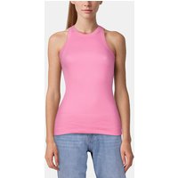 Rich & Royal Organic Rib Top Sorbet Pink Maat: S | Mouwloze Tops Outlet | Dames | Roze