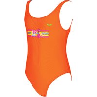 Arena Water Tribe Seahorse Kids Girl One Mango Maat: 2-3 | Badmode Outlet | Unisex | Oranje