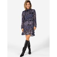 Ibana Dillia Leopard Blue Maat: 38 | Mini Jurken Outlet | Dames | Blauw