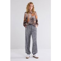 Summum Woman Blouse Take A Bow Multicolour Maat: 40 | Blouses Outlet | Dames | Grijs