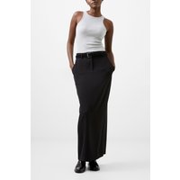 French Connection Harrie Suiting Midi Skirt Blackout Maat: 6 | Maxi Rokken Outlet | Dames | Zwart