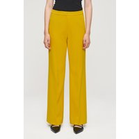 ZENGGI Relaxed Flared Pants Turmeric Maat: XS | Wijde Broeken Outlet | Dames | Bruin