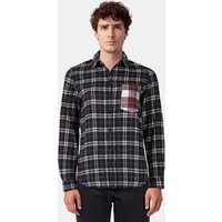 The Kooples Checked Shirt With Contrasting Pockets Black Maat: 38 | Casual Overhemden Outlet | Dames | Zwart