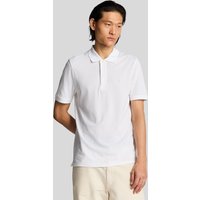 Lyle & Scott Superfine Polo Shirt White Maat: M | Poloshirts Outlet | Heren | Wit