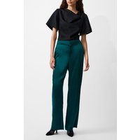 French Connection Carey Satin Trouser Forest Maat: 10 | Pantalons Outlet | Dames | Groen