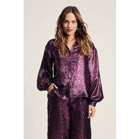 POM Amsterdam Blouse - Violet Festive Pink Maat: 44 | Longsleeves Outlet | Dames | Roze
