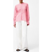 French Connection Abilene Fil Coupe Shirt Raspberry Pink Maat: L | Longsleeves Outlet | Dames | Roze
