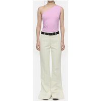Closed One Shoulder Tanktop T-shirts Pink Poeny Maat: XXS | Mouwloze Tops Outlet | Dames | Roze