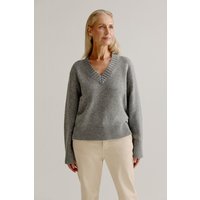 Josephine & Co Leonie Sweater Grey Maat: L | Sweaters Outlet | Dames | Grijs