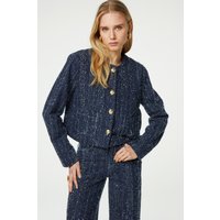 Fabienne Chapot Davis Denim Blazer Dark Indigo Maat: 36 | Blazers Outlet | Dames | Blauw