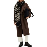 AllSaints Mabel Coat Black Maat: 6 | Double-Breasted Mantels Outlet | Dames | Grijs