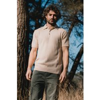 Kultivate Pl Vertical Ecru Maat: M | Poloshirts Outlet | Heren | Ecru