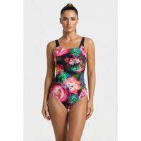 Arena Women's Roseland Swimsuit Swim Pro Black Multi Maat: 36 | Badpakken Outlet | Dames | Zwart