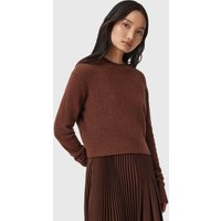 AllSaints Jax Dress Chestnut Brown Maat: M | Maxi Jurken Outlet | Dames | Bruin