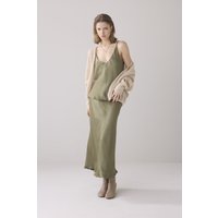 Summum Woman Top Heavy Silky Touch Combat Green Maat: 38 | Maxi Jurken Outlet | Dames | Groen