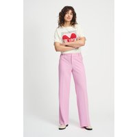 POM Amsterdam Pants - Wide Leg Rose Pink Maat: 42 | Pantalons Outlet | Dames | Roze