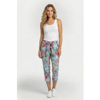 DIDI Travel Capri Journal In De Granite Green With Floral Medley Maat: 42 | Broeken Outlet | Dames | Groen