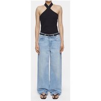 Closed Halter Neck Top T-shirts Black Maat: XS | Mouwloze Tops Outlet | Dames | Zwart