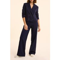 ICode Navy Semi-plain Suit Jacket Marine Maat: 34 | Blazers Outlet | Dames | Blauw