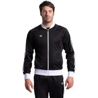 Arena M Relax Iv Team Jacket Black-white-black Maat: M | Bomberjacks Outlet | Heren | Zwart