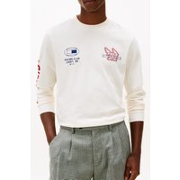 Tommy Hilfiger Modern Athleisure Ls Tee Ivory Petal Maat: M | Longsleeves Outlet | Heren | Wit