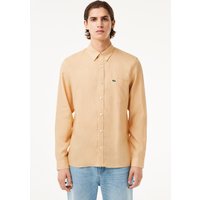 Lacoste Long Sleeve Woven Shirt Croissant Maat: 40 | Casual Overhemden Outlet | Heren | Beige