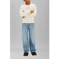 Calvin Klein Boys Minimal Logo Sweatshirt Whitecap Gray Maat: 16 | Truien Outlet | Unisex | Wit