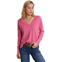 River Woods Pink Basic V-neck Sweater Long Sleeves Maat: S | Sweaters Outlet | Dames | Roze