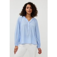 EsQualo Blouse R-neck Raglan Sky Blue Maat: 46 | Longsleeves Outlet | Dames | Blauw